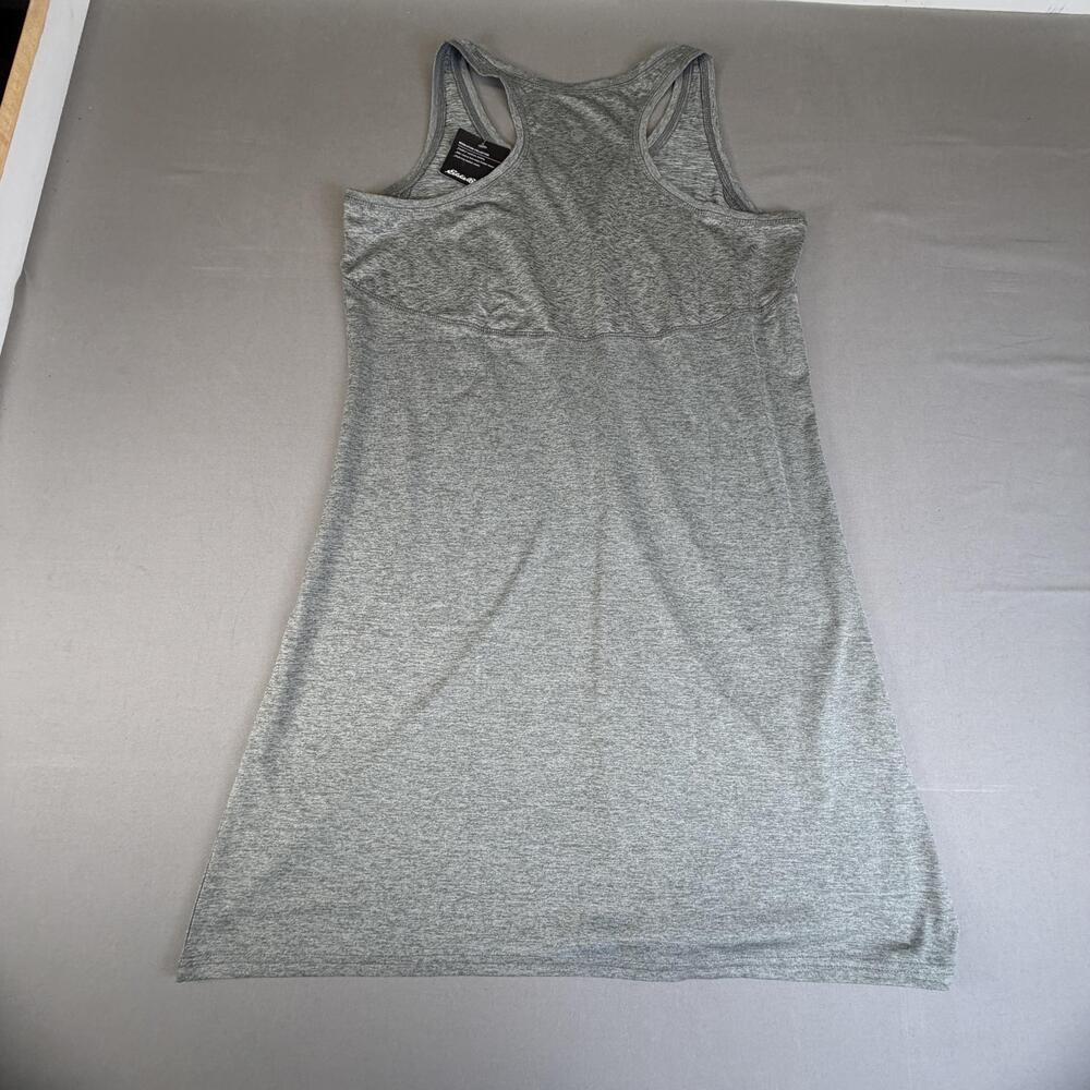Eddie Bauer WR Resolution Tank Dress Womens M Gray FreeDry Stretch Athleisure - Picture 6 of 11